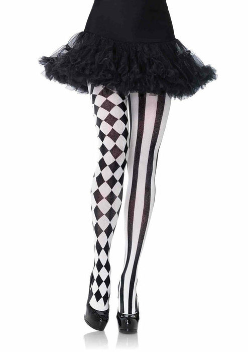 EAN 0714718450803 - Leg Avenue 7720_00722 pantis y media Negro, Blanco imagen 8