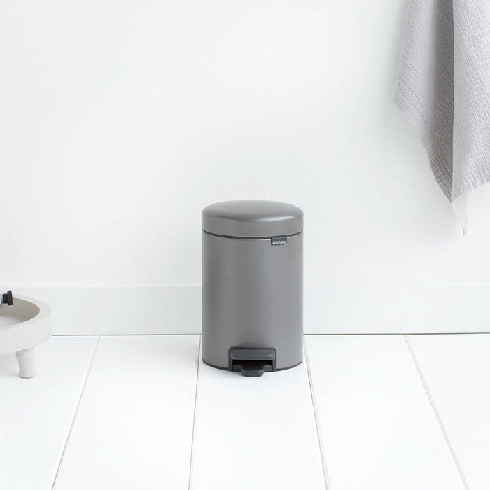 EAN 8710755113246 - Brabantia 113246 papelera 3 L Alrededor Platino imagen 5