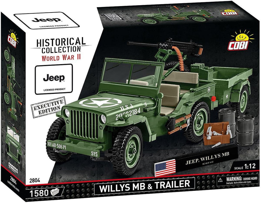 Cobi Willys Mb & Trailer Executive Edition Cobi-2804