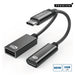 EAN 5715063180235 - Microconnect MC-USBC-CFAF adaptador de cable de vídeo 0,13 m Plata imagen 1