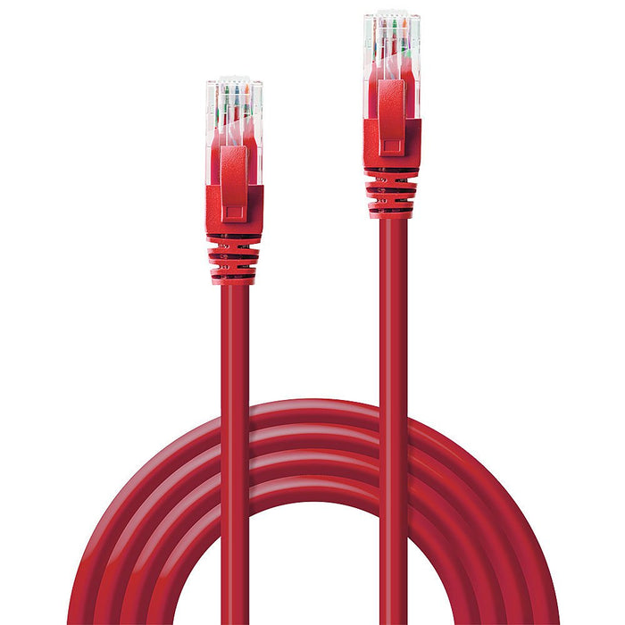 EAN 4002888480338 - Lindy 48033 cable de red Rojo 2 m Cat6 U/UTP (UTP) imagen 3