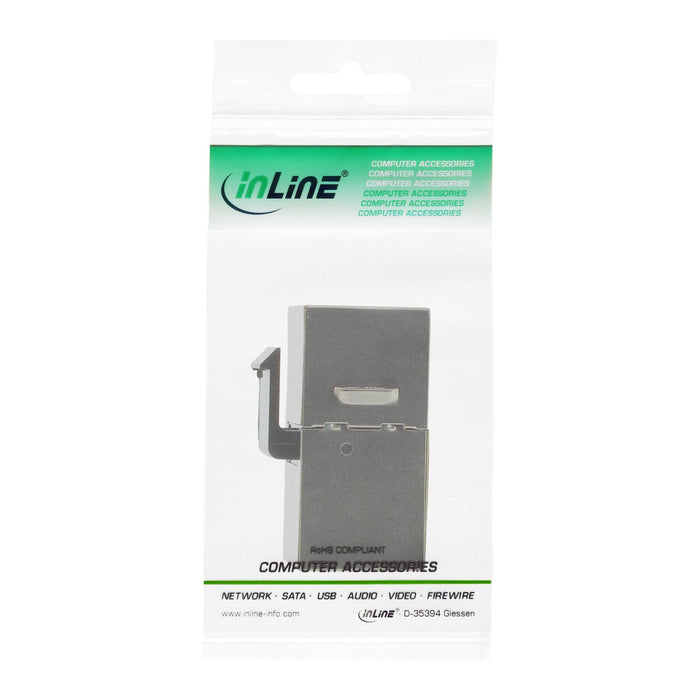 Inline® Rj45 Module Hembra A Hembra Snap-In Cat.6 Stp