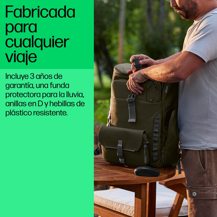 EAN 0197961660425 - HP 15.6 Modular Laptop Backpack 39,6 cm (15.6") Verde, Gris imagen 7