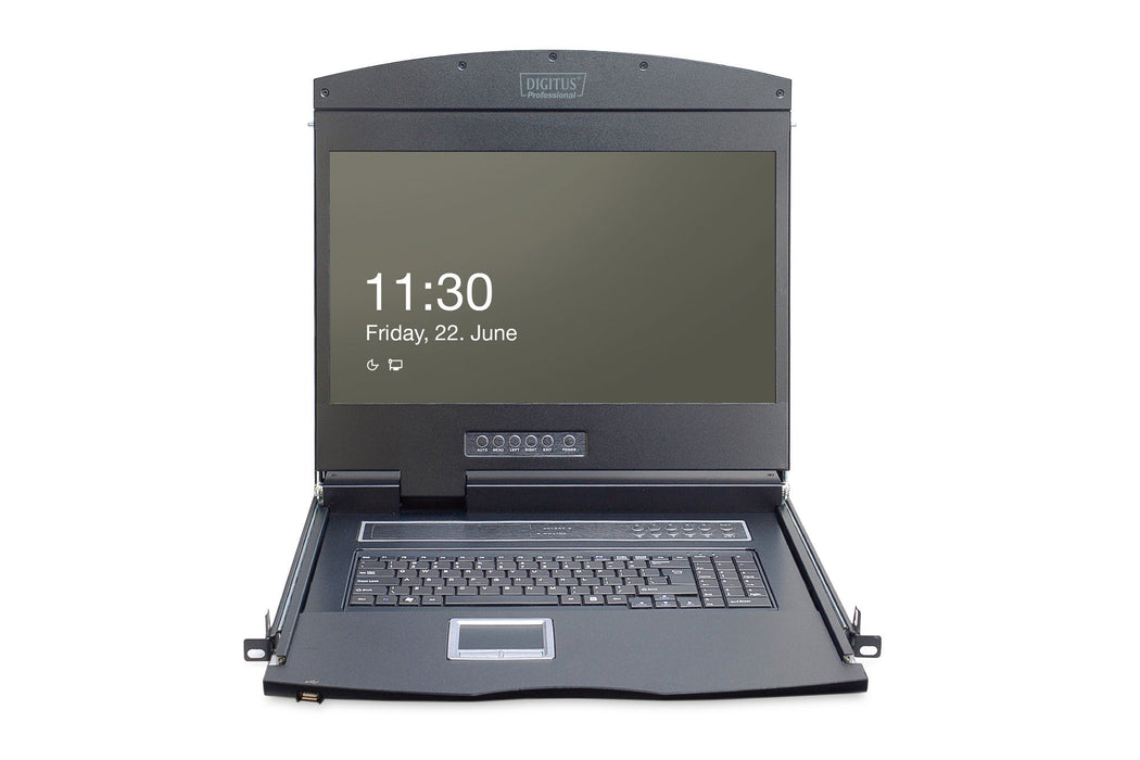 EAN 4016032450016 - Digitus DS-72211-3US consola de rack 48,3 cm (19") 1366 x 768 Pixeles Negro 1U imagen 5
