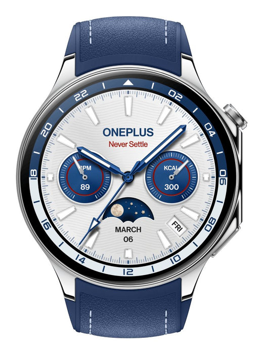 EAN 6921815626626 - OnePlus Watch 2 3,63 cm (1.43") AMOLED 47 mm Digital 466 x 466 Pixeles Pantalla táctil Azul Wifi GPS (sat imagen 1