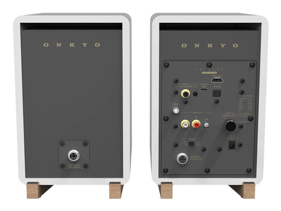 Onkyo Gx30-Arc Aktivlautsprecher (Paar) Blanco