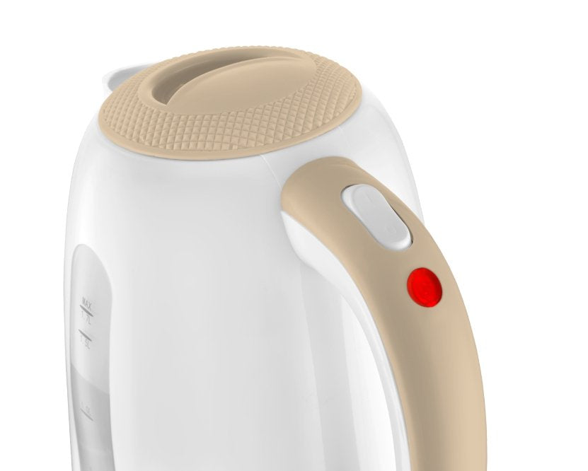 Tetera Eléctrica Concept Rk2331  1,7 L 2200 W Beige, Blanco