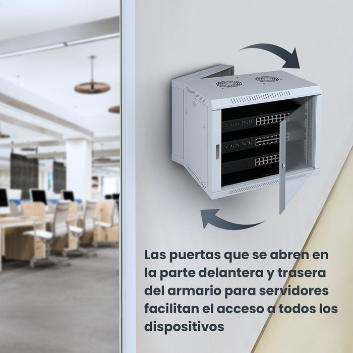 Extralink Ex.12912 Armario Rack 12u Rack De Pared Gris