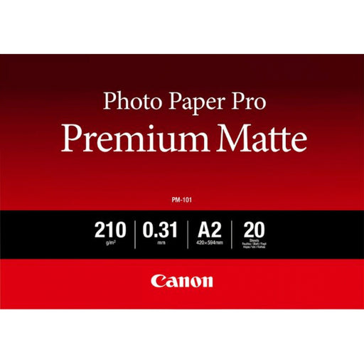 EAN 4549292041668 - Canon 8657B017 papel fotográfico A2 Blanco Mate imagen 1