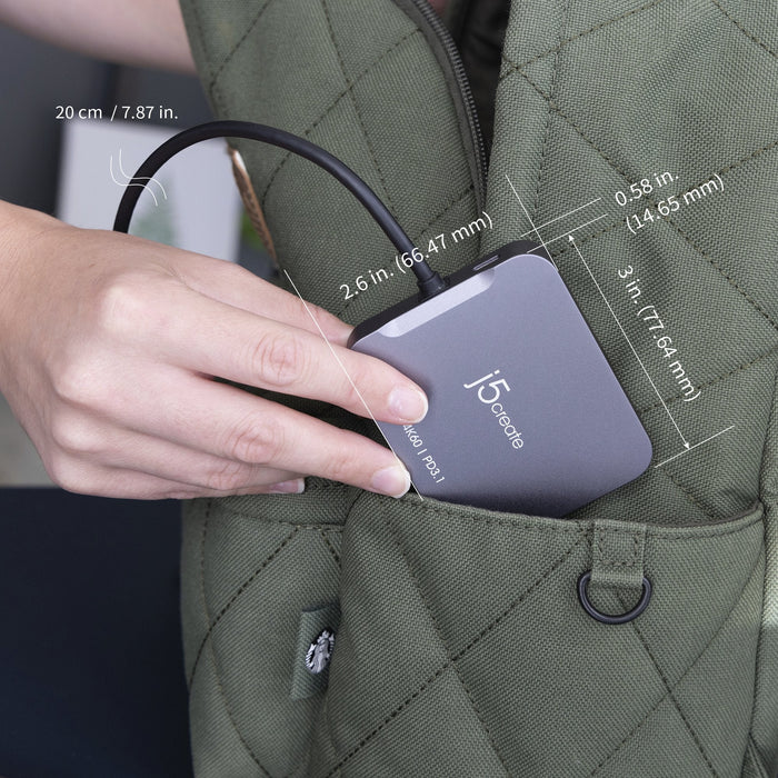 J5create Elite Jcd3191 - Base De Acoplamiento - Usb-C