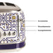 EAN 8003705122918 - Ariete 0156/0C 6 4 rebanada(s) 1630 W Blanco, Azul claro imagen 4