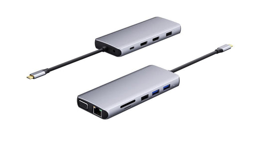 EAN 5704174098577 - eSTUFF ES623009 hub de interfaz USB 3.2 Gen 1 (3.1 Gen 1) Type-C 5000 Mbit/s Gris imagen 1