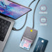 EAN 8595247908841 - Axagon CRE-SM3TC lector de tarjeta inteligente Interior USB USB Tipo C Gris imagen 2