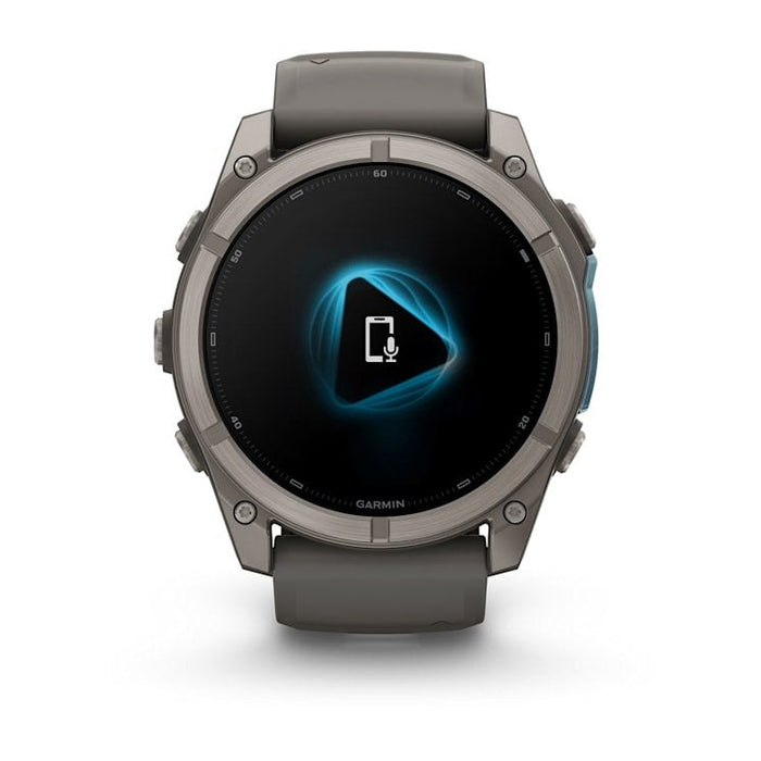 Fenix 9 51mm, Amoled, Pebble Gray, Bare Ti,Emea/Aus/Afr