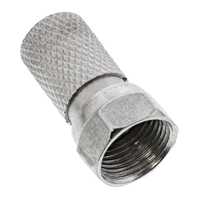 Conector Inline Tipo F-Plug Para Cable Coaxial Con Cubierta De Cable De 7 Mm