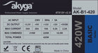 EAN 5901720130310 - Akyga AK-B1-420 unidad de fuente de alimentación 420 W 20+4 pin ATX ATX Gris imagen 6