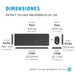 EAN 0197029648846 - HP 300 Wireless Mouse and Keyboard Combination teclado Ratón incluido Universal RF inalámbrico Negro imagen 2
