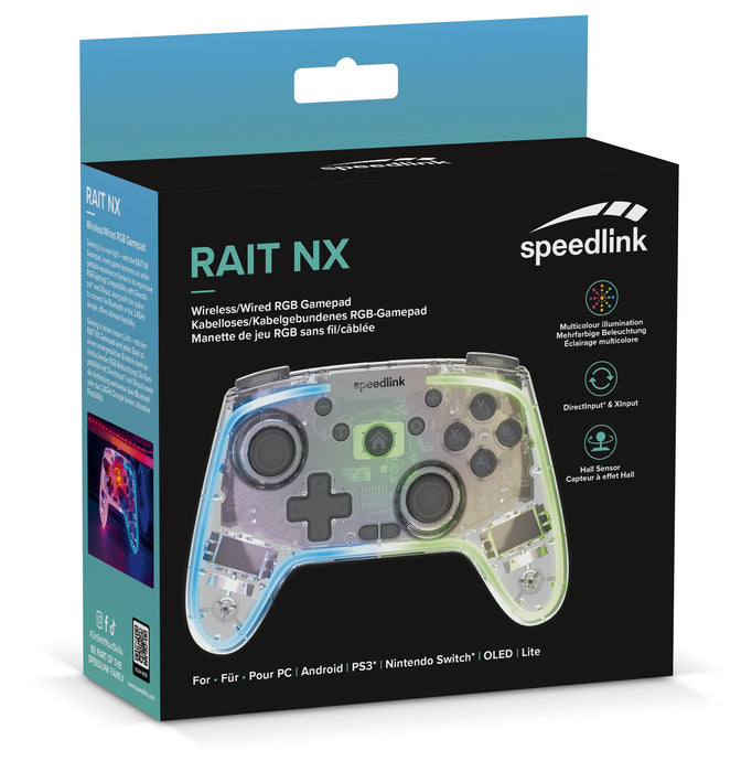 Speedlink Rait Nx Rgb Gamepad Wireless/Wired Pc/Android/Switch