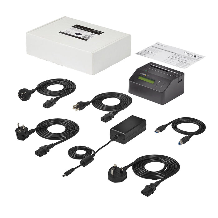 Startech.Com Borrador Y Docking Station De Unidad De Disco - Autónoma Con Soporte Para 4kn