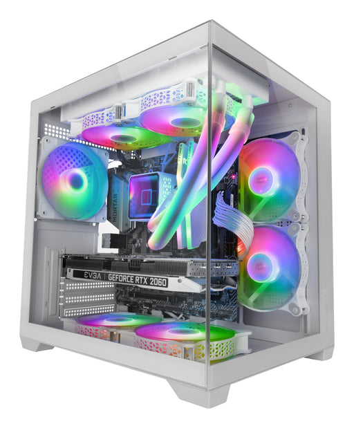 EAN 8435693109594 - Mars Gaming MC-VIEW2W Mini Tower Blanco imagen 2