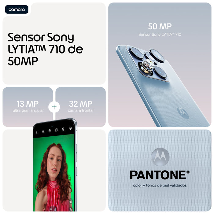 Motorola Edge 70 Fusion 17,2 Cm (6.78") Sim Doble Android 16.0 5g Usb Tipo C 12 Gb 256 Gb 7000 Mah Azul Claro