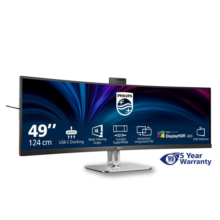 EAN 8712581802578 - Philips 5000 series 49B2U5900CH/00 pantalla para PC 124 cm (48.8") 5120 x 1440 Pixeles Dual QHD LCD Negro imagen 6