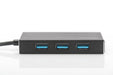 EAN 4016032444244 - Digitus DA-70240-1 hub de interfaz USB 3.2 Gen 1 (3.1 Gen 1) Type-A 5000 Mbit/s Negro imagen 5