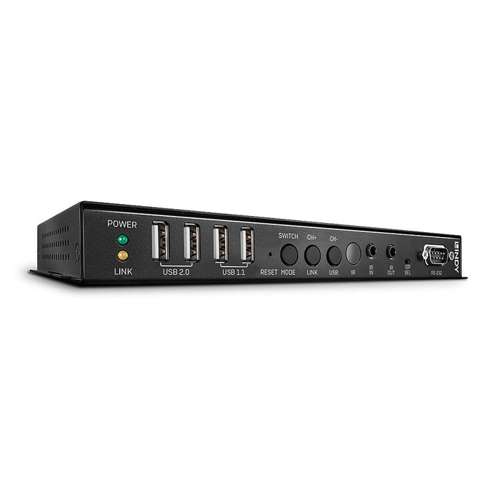 Lindy 38267 Extensor Audio/Video Receptor Av Negro (Lindy 4k Hdmi & Usb Over Ip Extender. Receiver)