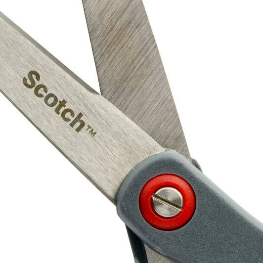 Scotch Tijeras De Precision 20cm - Acero Inoxidable - Corte Preciso - Mango Ergonomico - Negro/Rojo
