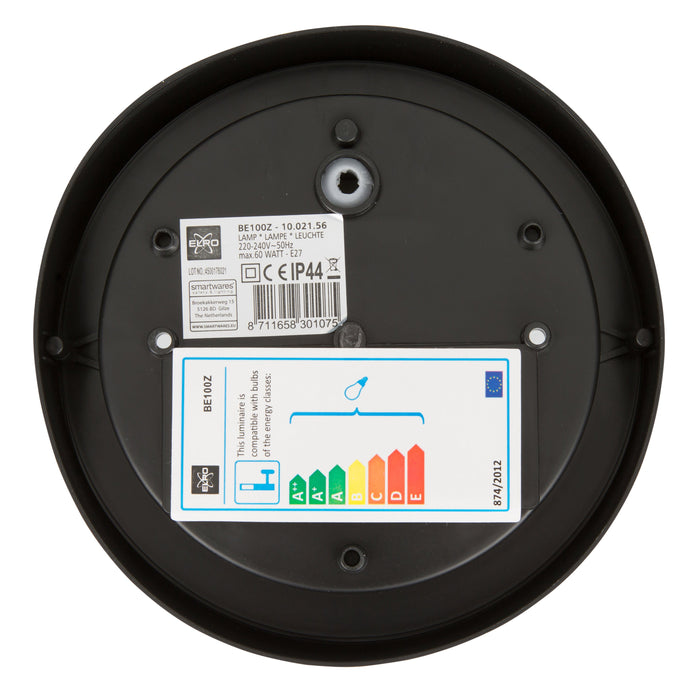 EAN 8711658301075 - Smartwares BE100Z Aplique de techo/pared para exterior E27Hs imagen 3
