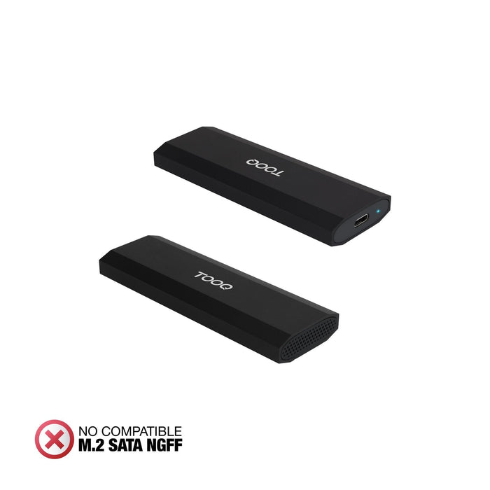 Caja Externa Para Disco Ssd M.2 Nvme Tooq Tqe-2231b Usb 3.1