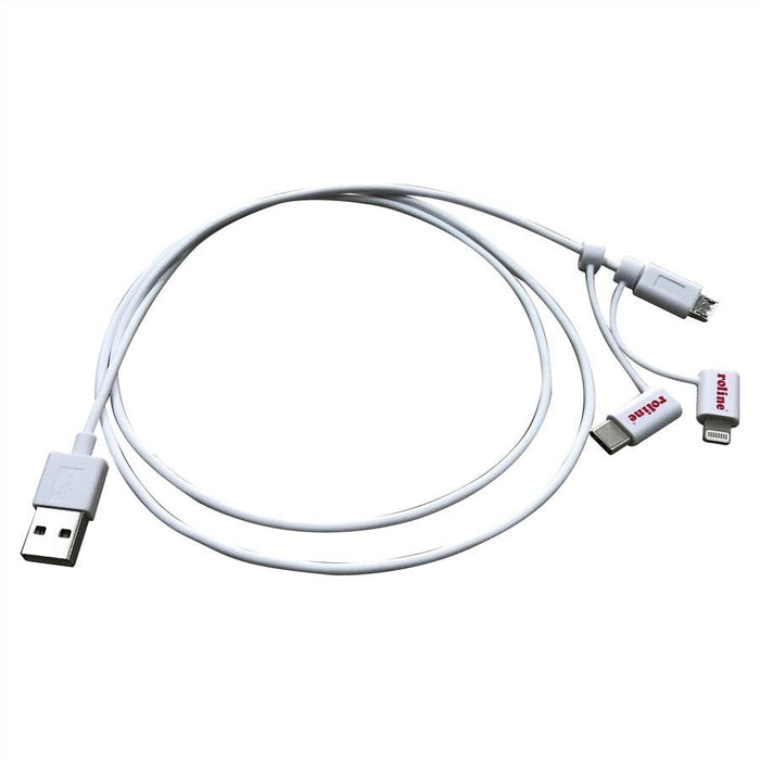 Roline Usb-Cable 1m Weiss