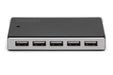 EAN 4016032331445 - Digitus DA-70229 hub de interfaz 480 Mbit/s Negro, Plata imagen 6
