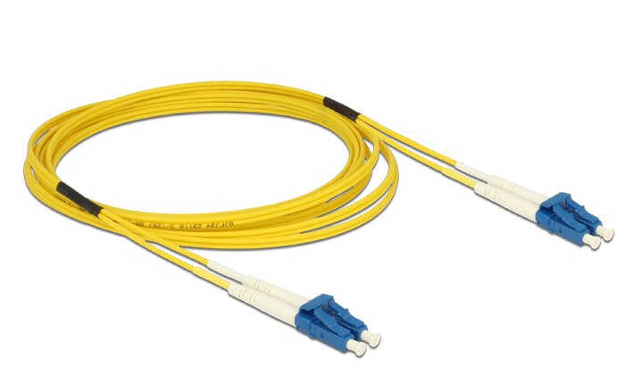 Delock Cable Fibra Optica Lwl Lc -> Lc 3.00m Singlemode Duplex Os