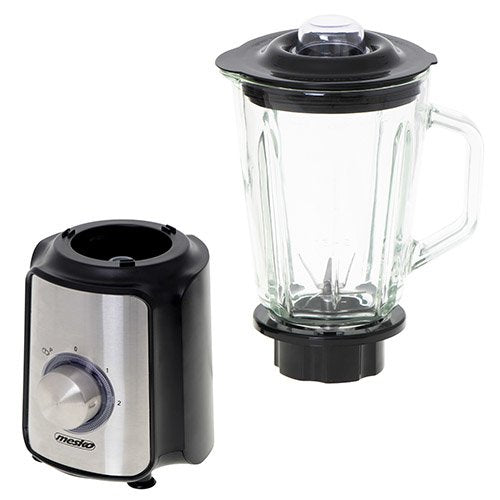 EAN 5902934839204 - Mesko Home MS 4080 licuadora 1,5 L Batidora de vaso 1200 W Arándano, Acero, Transparente imagen 5