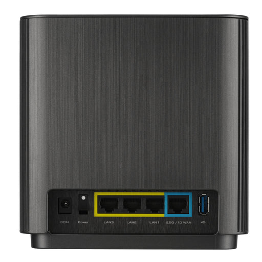 EAN 4711081743965 - ASUS ZenWiFi AX (XT9) AX7800 1er Pack Schwarz Tribanda (2,4 GHz/5 GHz/5 GHz) Wi-Fi 6 (802.11ax) Negro 4 I imagen 2