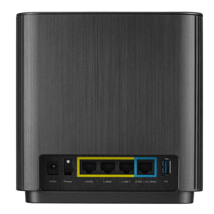 EAN 4711081743965 - ASUS ZenWiFi AX (XT9) AX7800 1er Pack Schwarz Tribanda (2,4 GHz/5 GHz/5 GHz) Wi-Fi 6 (802.11ax) Negro 4 I imagen 2