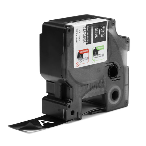 EAN 0071701059888 - DYMO 1805432 cinta para impresora de etiquetas Blanco sobre negro imagen 2