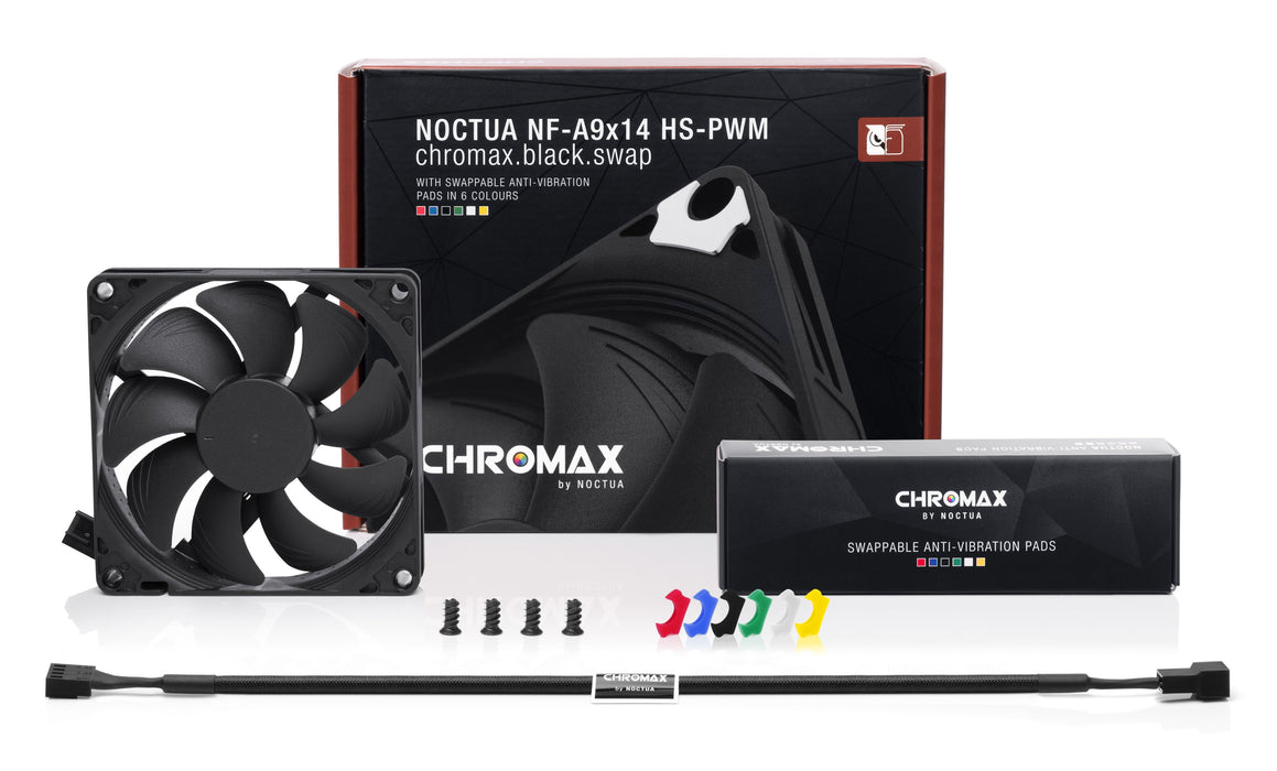 EAN 9010018100471 - Noctua NF-A9X14 HS-PWM CH.BK.S sistema de refrigeración para ordenador Carcasa del ordenador Ventilador 9 imagen 3