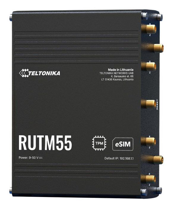 EAN 4779051844456 - Teltonika 5G industrial router with RS232/485 router inalámbrico Gigabit Ethernet Doble banda (2,4 GHz /  imagen 1