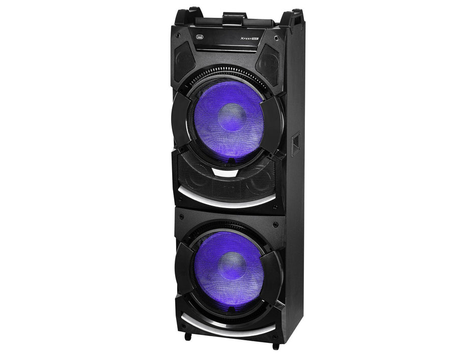 Xfest High Power Amplified Speaker 500w Bluetooth Usb Aux-In Tws Trevi 4500 Dj