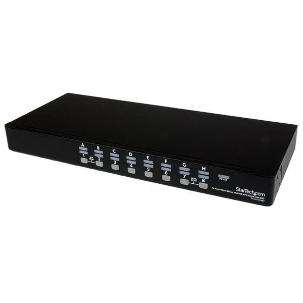 Startech.Com Conmutador Switch Kvm 1u Osd Y Cables 16 Puertos Usb A Vídeo Vga Hd15 Conmutador Kvm 16 X Kvm Port(S) 1 Usuario Local Sobremesa Para P/N: Rk2537bkm Rk3236bkf Rk4236bkb Rk4242bk24 Rk4242bk30 Rkcons1701 Rkcons17hd