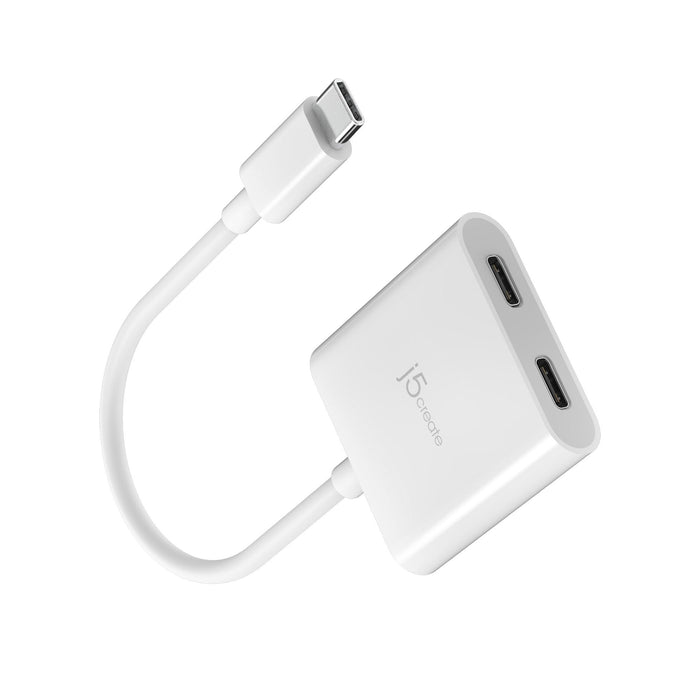 Usb-C To Dual Usb-C With Video Cabl