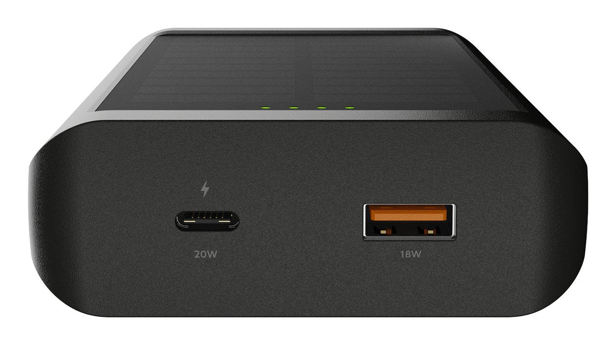 Xtorm Solar Powerbank 20w 10.000mah+Taschenlampe Schwarz