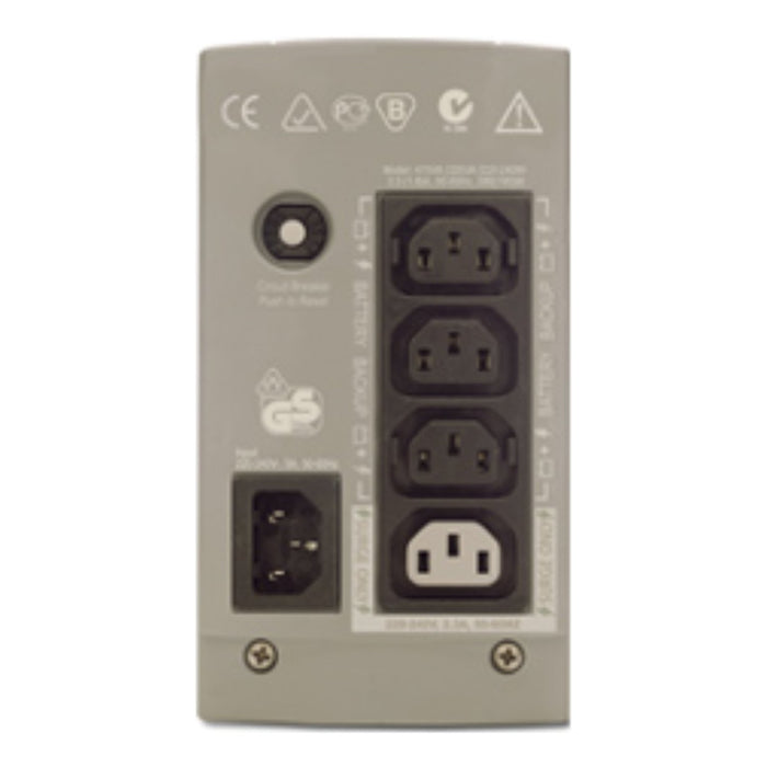 EAN 0731304120506 - APC Back-UPS CS 325 w/o SW sistema de alimentación ininterrumpida (UPS) 0,325 kVA 210 W imagen 3