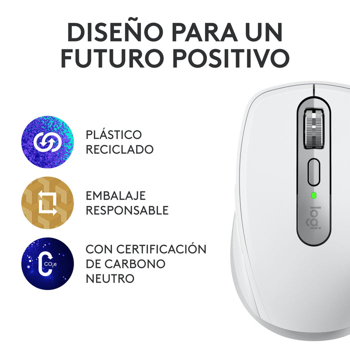 EAN 5099206111745 - Logitech MX Anywhere 3S ratón Oficina Mano derecha RF Wireless + Bluetooth Laser 8000 DPI imagen 19