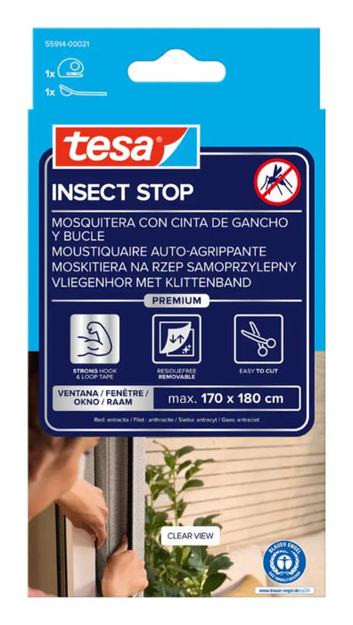 EAN 4042448857705 - TESA 55914-00021-00 red anti mosquitos Ventana Antracita imagen 2