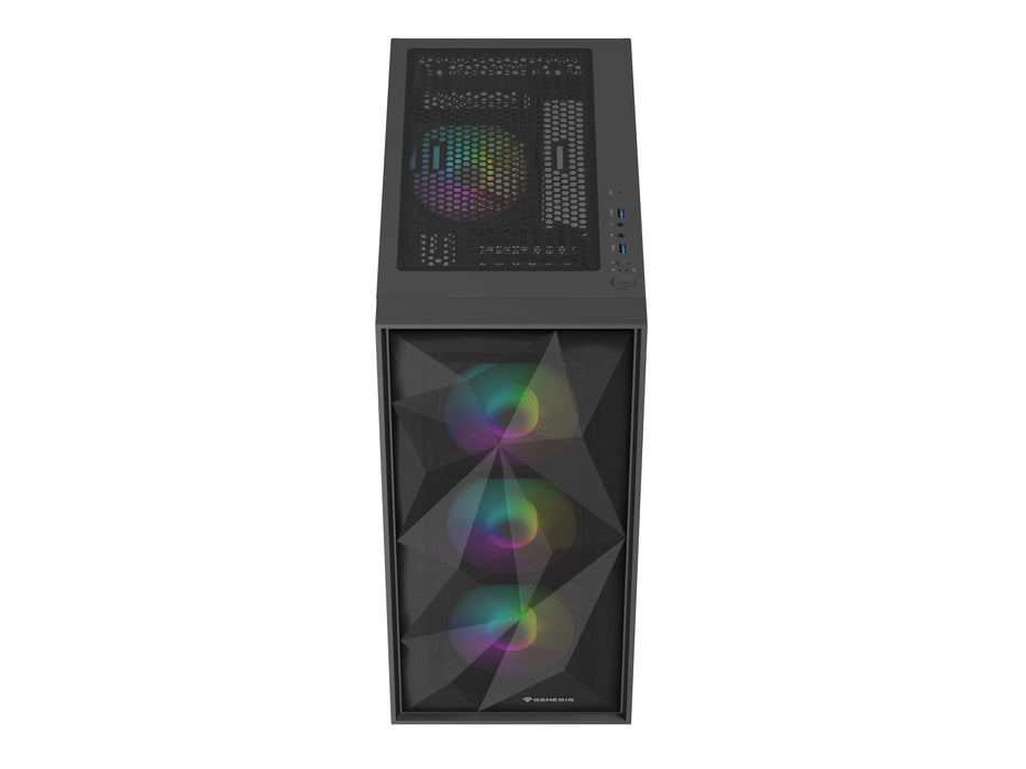 EAN 5901969444537 - GENESIS Diaxid 605 ARGB Midi Tower Negro imagen 9