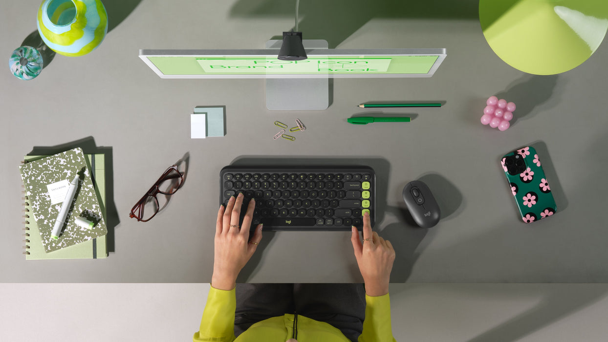 Logitech Pop Icon Keys - Teclado - Inalámbrico - Bluetooth Le - Qwerty - Nórdico (Danés/Finés/Noruego/Sueco)