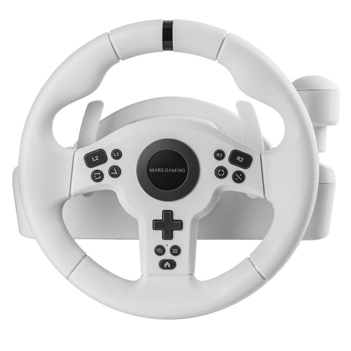 EAN 8435693111696 - Mars Gaming MWH-RSXONE Negro, Blanco USB Volante + Pedales PC, Playstation 3, PlayStation 4, Nintendo Swi imagen 4
